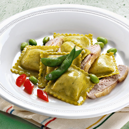 Tortelli agli asparagus (5 Portions per pack)